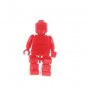 Super Posable Red Blank Plain DIY Minifigure Custom