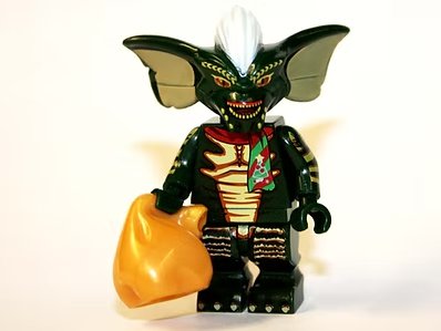 Stripe Gremlins Santa Christmas Minifigure Custom