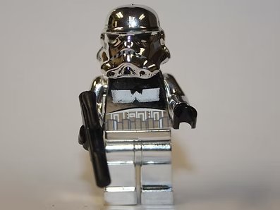 Stormtrooper Silver chrome Star Wars Minifigure Custom