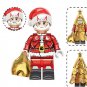 Star Wars Santa with Gold Christmas Tree Minifigure Custom