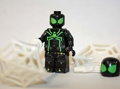 Spider-Man Stealth Suit Comic Minifigure Custom