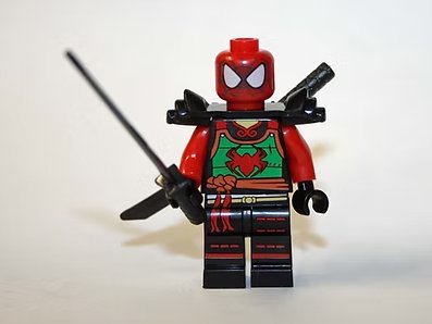 Spider-man Ninja Comic Minifigure Custom