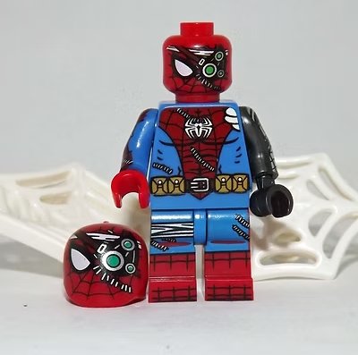 Spider-Man Cyborg Marvel Minifigure Custom