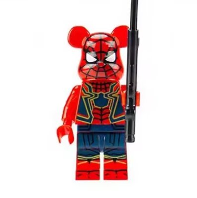Spider-Man Bearbricks Cartoon Minifigure Custom