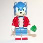 Sonic Hedgehog Red Jacket Christmas Holiday Minifigure Custom