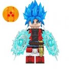 Son Goku Blue Hair Dragon Ball Super Z WM Minifigure Custom