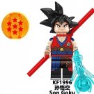 Son Goku Red Dragon Ball Super Z Yellow Weapon Minifigure Custom