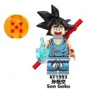 Son Goku Blue Dragon Ball Super Z Yellow Weapon Minifigure Custom