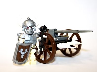 Skeleton Warrior with Ram Minifigure Custom