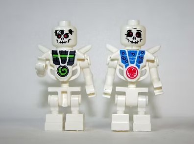 Skeleton Warrior set Halloween Minifigure Custom