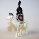 Skeleton Knight (H) with White Horse Animal Minifigure Custom
