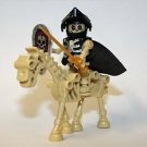 Skeleton Knight (A) with Golden Sword Horse Animal Minifigure Custom