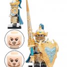 Sir Lancelot Silver Knight Jousting Roundtable Minifigure Custom