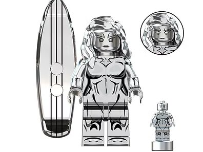 Silver Surfer The Fantastic Four First Steps Female Minifigure Custom