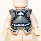 Silver Fancy Armor Breastplate for Knight Army Minifigure Custom