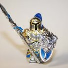 Silver and Blue Elite Guard Knight Minifigure Custom