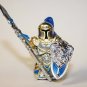 Silver and Blue Elite Guard Knight Minifigure Custom
