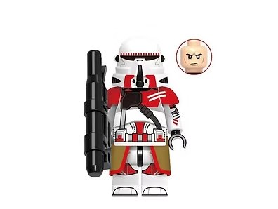 Shock Airborne Paratrooper Clone Trooper Star Wars Minifigure Custom