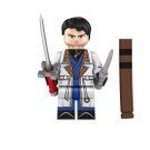 Shinomori Aoshi Rurouni Kenshin Samurai X Cartoon TV Show Anime Minifigure Custom