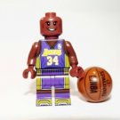 Shaquille O'Neal Lakers #34 NBA Basketball  Minifigure Custom