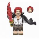 Shanks One Piece Cartoon TV Show Anime Minifigure Custom