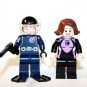 Scuba Diver set of 2 Minifigure Custom
