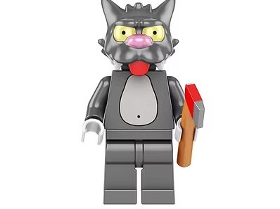 Scratchy Mouse The Simpsons Cartoon Minifigure Custom