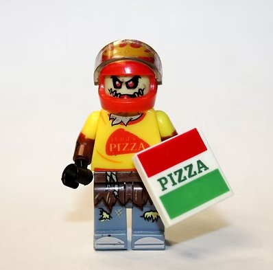 Scarecrow Pizza Delivery Driver Batman Minifigure Custom