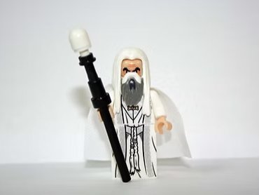 Saruman Evil Wizard Hobbit LOTR Lord of the Rings Minifigure Custom