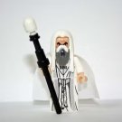Saruman Evil Wizard Hobbit LOTR Lord of the Rings Minifigure Custom