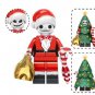Santa Jack Nightmare Before Christmas with X-Mas Tree Minifigure Custom
