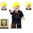 Sanji V2 One Piece Cartoon TV Show Anime Minifigure Custom