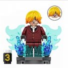 Sanji One Piece Cartoon TV Show Anime Minifigure Custom