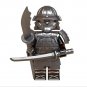 Samurai Warrior Silver Minifigure Custom