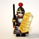 Samurai gold shield knight soldier Minifigure Custom