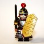 Samurai gold shield knight soldier Minifigure Custom