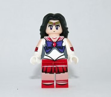 Sailor Moon Mars Cartoon Comic Minifigure Custom