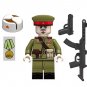 Russian Officer WW2 PPS43 with Medal Military Minifigure Custom