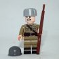 Russian Army WW2 Soldier with winter hat Minifigure Custom