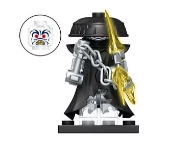 Rox Forbidden 5 Ghost Elemental Masters Ninjago Minifigure Custom