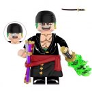 Roronoa Zoro One Piece Cartoon TV Show Anime Minifigure Custom