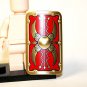 Roman Shield Red Gold for Knight Minifigure Custom