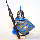 Roman Legionary Blue Cloak with Pilum soldier Minifigure Custom