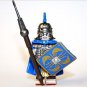 Roman Legionary Blue Cloak with Pilum soldier Minifigure Custom