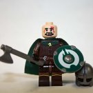 Rohan Knight with Axe soldier Castle army LOTR Hobbit Minifigure Custom