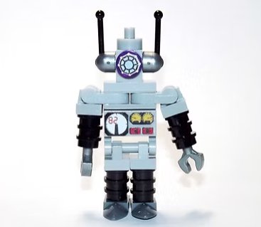 Robot Sci-Fi Minifigure Custom
