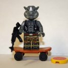 Rhino Teenage Mutant Ninja Turtle Cartoon TMNT Minifigure Custom