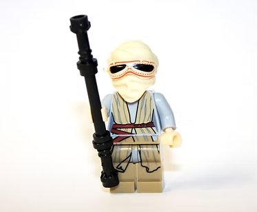 Rey Star Wars Force Awakens Scarf Minifigure Custom