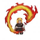 Rengoku Kyoujurou Demon Slayer Cartoon TV Show Anime Minifigure Custom