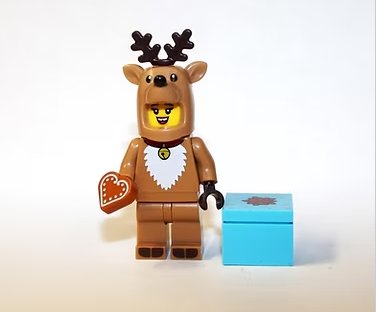 Reindeer Suit Christmas Minifigure Custom